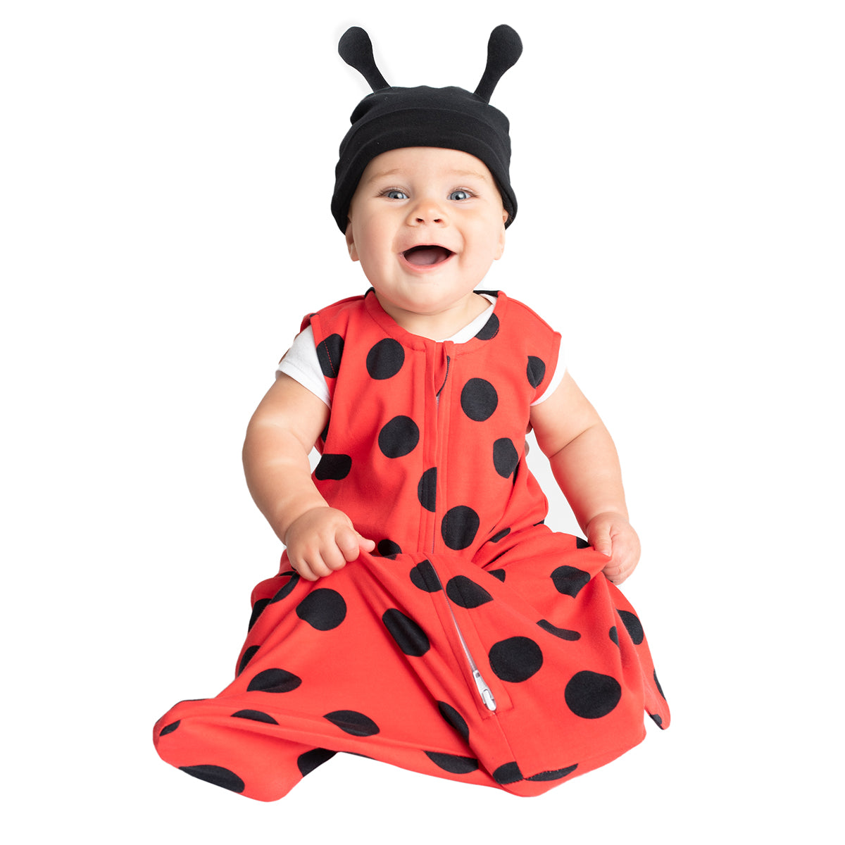 Ladybug fashion baby blanket