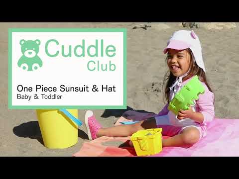 Baby sunsuit and hat fashion